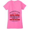 Ladies' Jersey Short-Sleeve Deep V-Neck T-Shirt Thumbnail