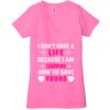 Ladies' Jersey Short-Sleeve Deep V-Neck T-Shirt Thumbnail