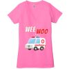 Ladies' Jersey Short-Sleeve Deep V-Neck T-Shirt Thumbnail