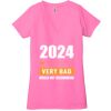 Ladies' Jersey Short-Sleeve Deep V-Neck T-Shirt Thumbnail