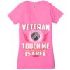 Ladies' Jersey Short-Sleeve Deep V-Neck T-Shirt Thumbnail
