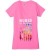 Ladies' Jersey Short-Sleeve Deep V-Neck T-Shirt Thumbnail