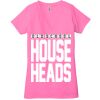 Ladies' Jersey Short-Sleeve Deep V-Neck T-Shirt Thumbnail
