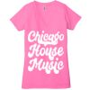 Ladies' Jersey Short-Sleeve Deep V-Neck T-Shirt Thumbnail