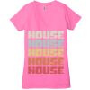 Ladies' Jersey Short-Sleeve Deep V-Neck T-Shirt Thumbnail