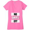 Ladies' Jersey Short-Sleeve Deep V-Neck T-Shirt Thumbnail