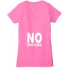 Ladies' Jersey Short-Sleeve Deep V-Neck T-Shirt Thumbnail