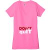 Ladies' Jersey Short-Sleeve Deep V-Neck T-Shirt Thumbnail
