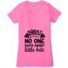 Ladies' Jersey Short-Sleeve Deep V-Neck T-Shirt Thumbnail
