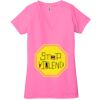 Ladies' Jersey Short-Sleeve Deep V-Neck T-Shirt Thumbnail