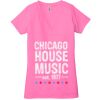 Ladies' Jersey Short-Sleeve Deep V-Neck T-Shirt Thumbnail