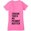 Ladies' Jersey Short-Sleeve Deep V-Neck T-Shirt Thumbnail