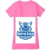 Ladies' Jersey Short-Sleeve Deep V-Neck T-Shirt Thumbnail