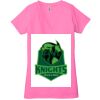 Ladies' Jersey Short-Sleeve Deep V-Neck T-Shirt Thumbnail