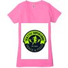 Ladies' Jersey Short-Sleeve Deep V-Neck T-Shirt Thumbnail