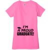 Ladies' Jersey Short-Sleeve Deep V-Neck T-Shirt Thumbnail