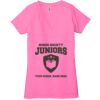 Ladies' Jersey Short-Sleeve Deep V-Neck T-Shirt Thumbnail