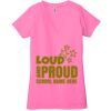 Ladies' Jersey Short-Sleeve Deep V-Neck T-Shirt Thumbnail