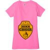 Ladies' Jersey Short-Sleeve Deep V-Neck T-Shirt Thumbnail