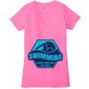 Ladies' Jersey Short-Sleeve Deep V-Neck T-Shirt Thumbnail