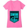 Ladies' Jersey Short-Sleeve Deep V-Neck T-Shirt Thumbnail