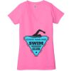 Ladies' Jersey Short-Sleeve Deep V-Neck T-Shirt Thumbnail