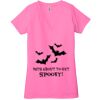 Ladies' Jersey Short-Sleeve Deep V-Neck T-Shirt Thumbnail