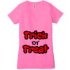 Ladies' Jersey Short-Sleeve Deep V-Neck T-Shirt Thumbnail