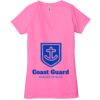 Ladies' Jersey Short-Sleeve Deep V-Neck T-Shirt Thumbnail