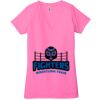 Ladies' Jersey Short-Sleeve Deep V-Neck T-Shirt Thumbnail
