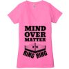 Ladies' Jersey Short-Sleeve Deep V-Neck T-Shirt Thumbnail