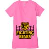Ladies' Jersey Short-Sleeve Deep V-Neck T-Shirt Thumbnail