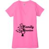Ladies' Jersey Short-Sleeve Deep V-Neck T-Shirt Thumbnail