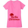 Ladies' Jersey Short-Sleeve Deep V-Neck T-Shirt Thumbnail