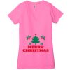 Ladies' Jersey Short-Sleeve Deep V-Neck T-Shirt Thumbnail
