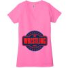 Ladies' Jersey Short-Sleeve Deep V-Neck T-Shirt Thumbnail
