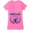 Ladies' Jersey Short-Sleeve Deep V-Neck T-Shirt Thumbnail