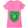 Ladies' Jersey Short-Sleeve Deep V-Neck T-Shirt Thumbnail