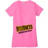 Ladies' Jersey Short-Sleeve Deep V-Neck T-Shirt Thumbnail