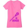 Ladies' Jersey Short-Sleeve Deep V-Neck T-Shirt Thumbnail