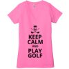 Ladies' Jersey Short-Sleeve Deep V-Neck T-Shirt Thumbnail