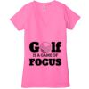 Ladies' Jersey Short-Sleeve Deep V-Neck T-Shirt Thumbnail