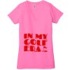 Ladies' Jersey Short-Sleeve Deep V-Neck T-Shirt Thumbnail