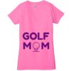Ladies' Jersey Short-Sleeve Deep V-Neck T-Shirt Thumbnail