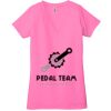 Ladies' Jersey Short-Sleeve Deep V-Neck T-Shirt Thumbnail