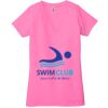 Ladies' Jersey Short-Sleeve Deep V-Neck T-Shirt Thumbnail