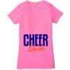 Ladies' Jersey Short-Sleeve Deep V-Neck T-Shirt Thumbnail