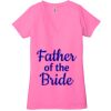 Ladies' Jersey Short-Sleeve Deep V-Neck T-Shirt Thumbnail