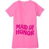 Ladies' Jersey Short-Sleeve Deep V-Neck T-Shirt Thumbnail