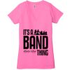 Ladies' Jersey Short-Sleeve Deep V-Neck T-Shirt Thumbnail